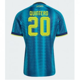 Colombia Juan Fernando Quintero #20 Borte skjorte VM 2026 Kortermet